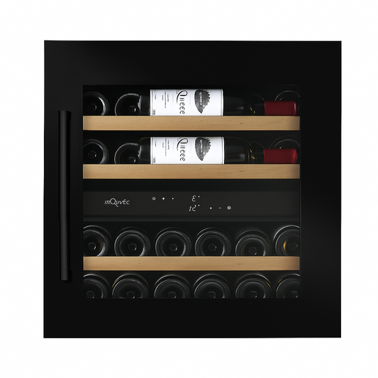 mQuvée Integrated wine fridge - WineKeeper 25D Anthracite Black