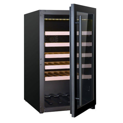 Combisteel Black Single Zone Wine Cooler - 40 Bottle Capacity
