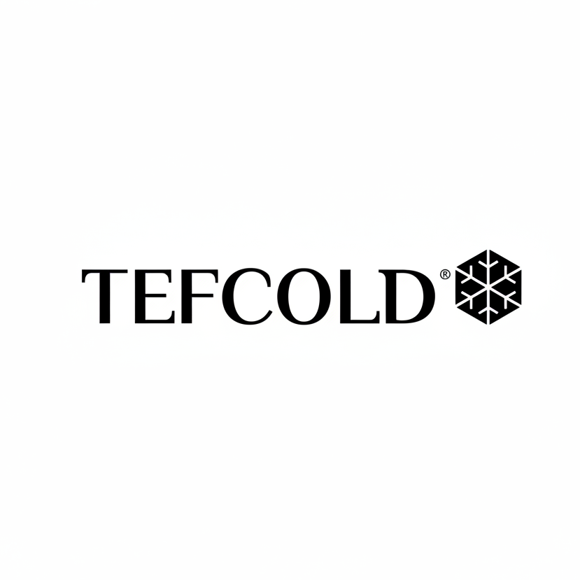 TEFCOLD logo with a snowflake symbol on a white background