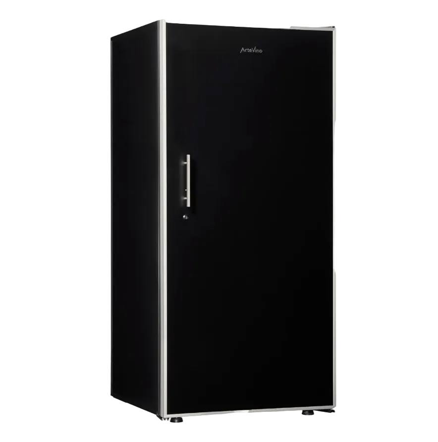 artevino oxygen 151 bottle capacity wine cooler triple zone black solid door by eurocave